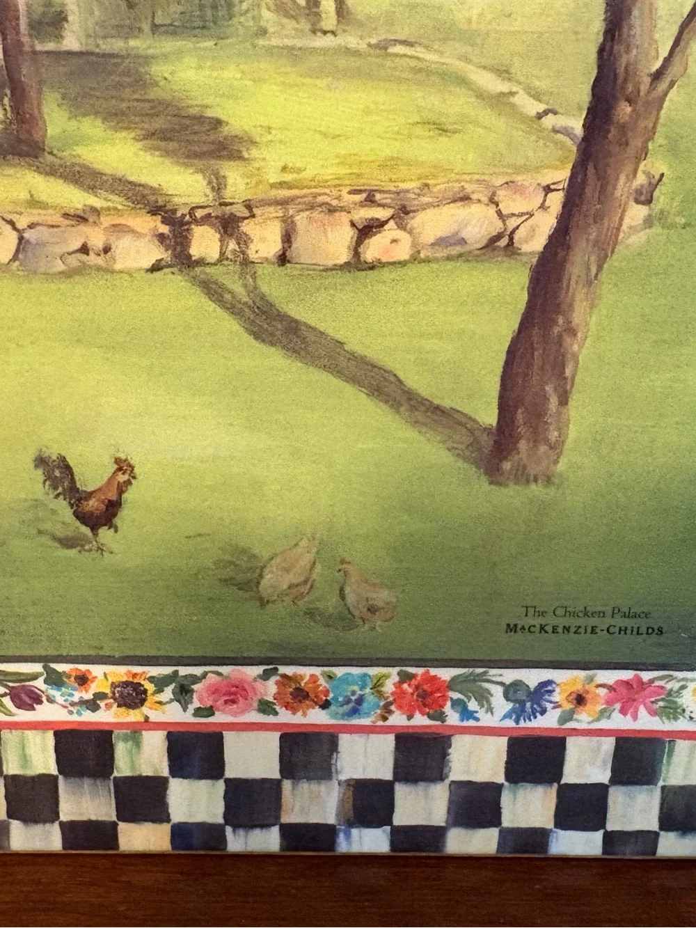 McKenzie Childs set of 4 rare placemats Maclachlan series